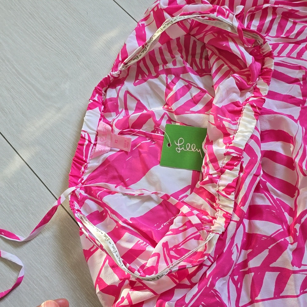 Lilly Pulizer  xs silk mini skirt new with tag
